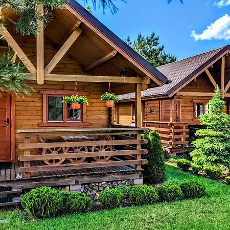 Letniskowe Bory Tucholskie - Klimatyzacja Wifi Sauna Jacuzzi Ferienhaus *