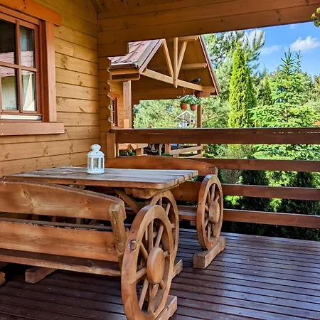 Ferienhaus Letniskowe Bory Tucholskie - Klimatyzacja Wifi Sauna Jacuzzi *