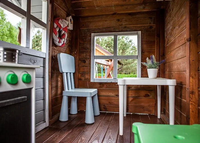 Feriehus Letniskowe Bory Tucholskie - Klimatyzacja Wifi Sauna Jacuzzi