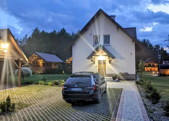 Letniskowe Bory Tucholskie - Klimatyzacja Wifi Sauna Jacuzzi * Mecikal