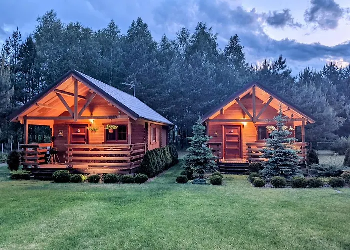 Letniskowe Bory Tucholskie - Klimatyzacja Wifi Sauna Jacuzzi