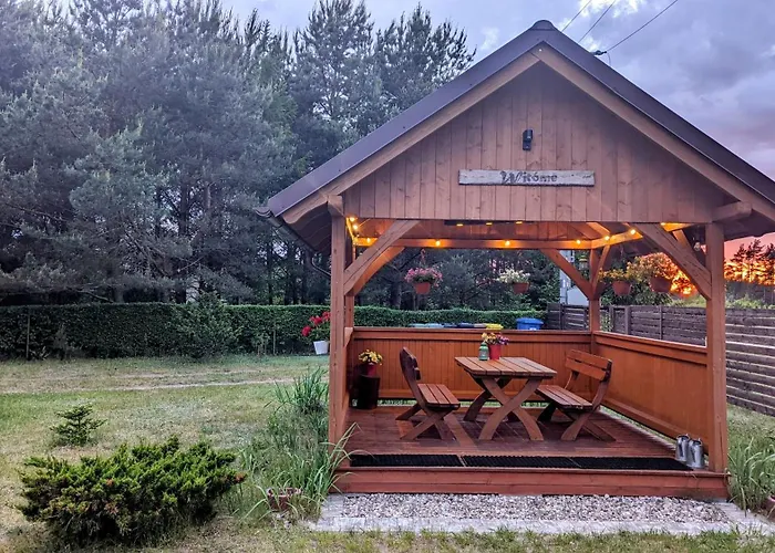 Letniskowe Bory Tucholskie - Klimatyzacja Wifi Sauna Jacuzzi